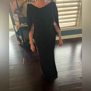 Black floor length dress
